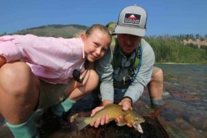 Guided family fly fishing trip