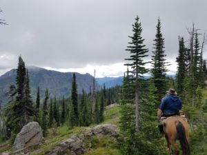 Riding in the Bob Marshall Wilderness