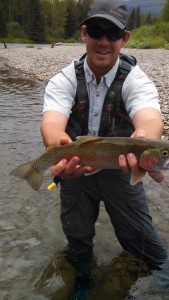 Showing off the Catch - Swan Mountain Outfitters