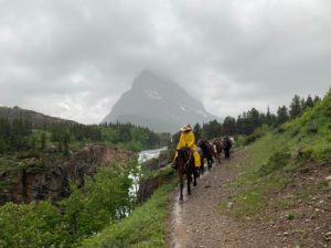 Horseback trail rides in Montana