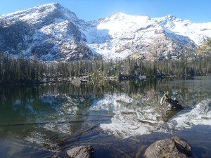 Lake's reflection - Swan Mountain Outfitters